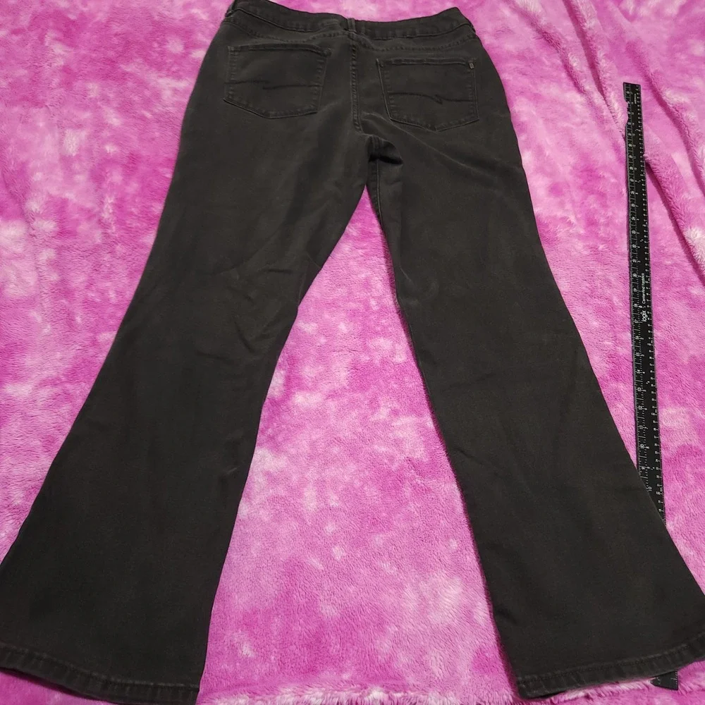 Lee Modern Series Jeans Women's‎ 16M Mid Rise Curvy Fit Bootcut Black Denim